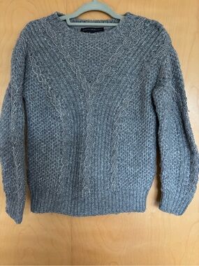 Grey sparkle sweater